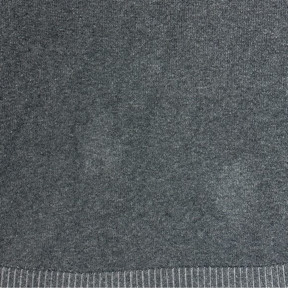 Eddie Bauer Gray Knit Long Sleeve Adjustable Cowl Neck Sweater Size XLarge - Picture 11 of 11